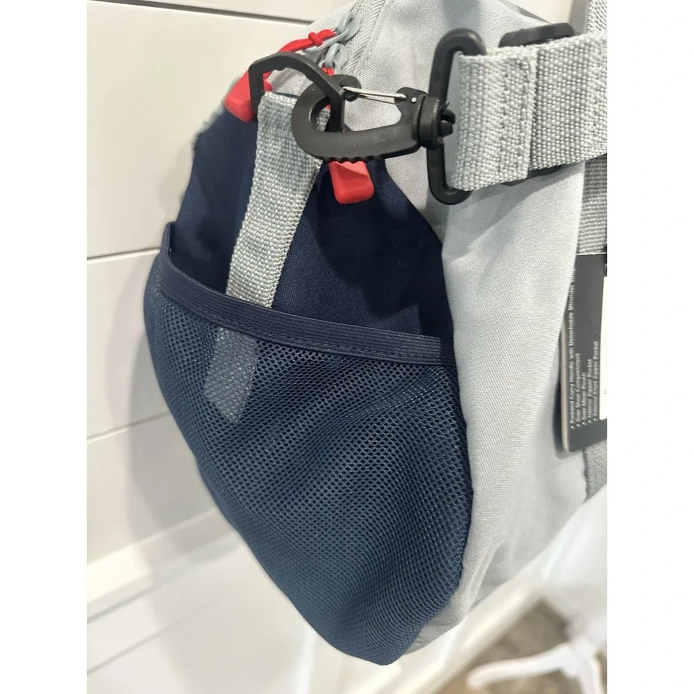 FOOTJOY FJ BARREL DUFFLE BAG TRAVEL GEAR GRAY/NAVY 10